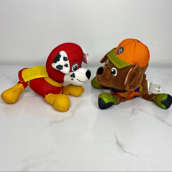 Plush Toys Marshall Marcus Paw Patrol Spin Master Toys Lot Of